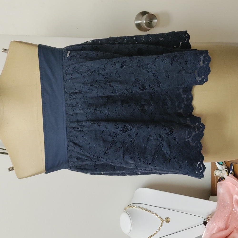 Navy Blue Hollister Skirt